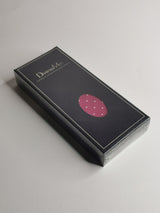 Cravate bougainvillier à pois blancs de taille moyenne - DiversoMen