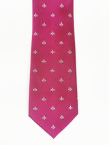 2x1 - Corbata buganvilla con flor de lis grande blanca - DiversoMen