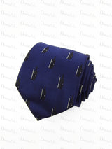 Corbata azul marino con nazareno negro Corbatas