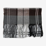 Fular de cuadros marrones y gris - DiversoMen