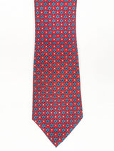 2x1 - Corbata roja con flores azules - DiversoMen