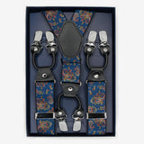 Tirantes premium azul cachemir de 6 clips - DiversoMen