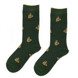 2x1 - Calcetines verdes con vespas amarillas - DiversoMen