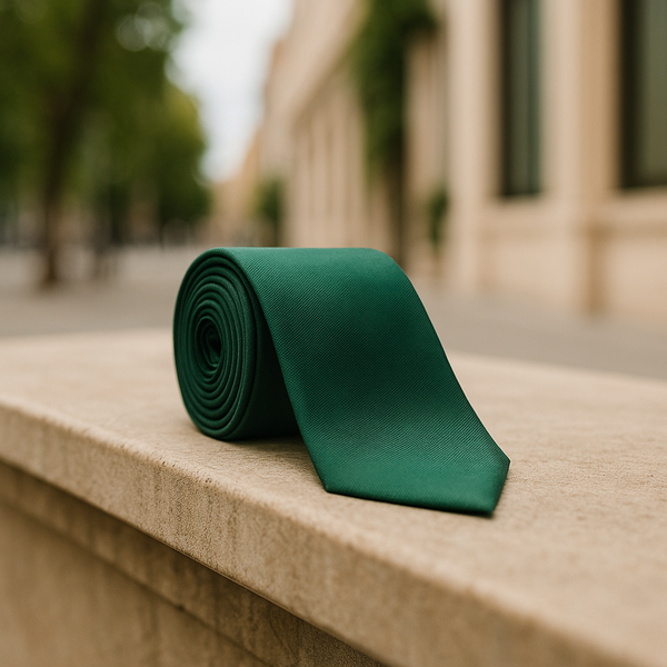 Corbatas verdes: elegancia fresca para bodas y eventos