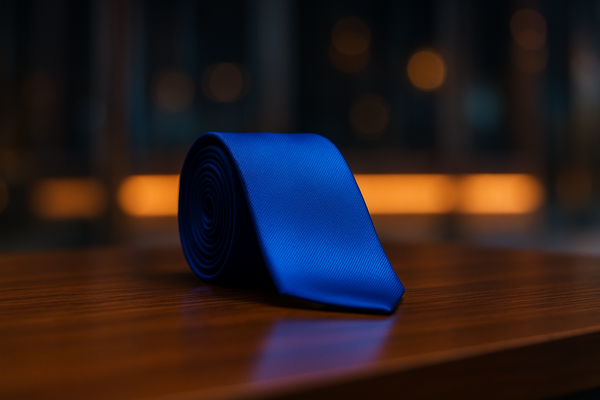 Corbatas azul eléctrico: cómo destacar con un estilo moderno