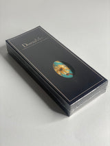 2x1 - Corbata seda turquesa con flores grandes - DiversoMen