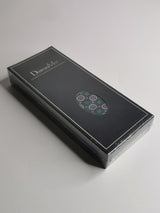 2x1 - Corbata verde oscuro medallones rojos y azul - DiversoMen