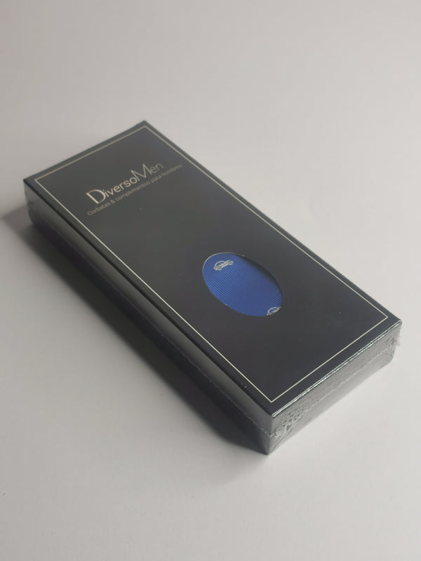 2x1 - Corbata azul con coches blancos - DiversoMen