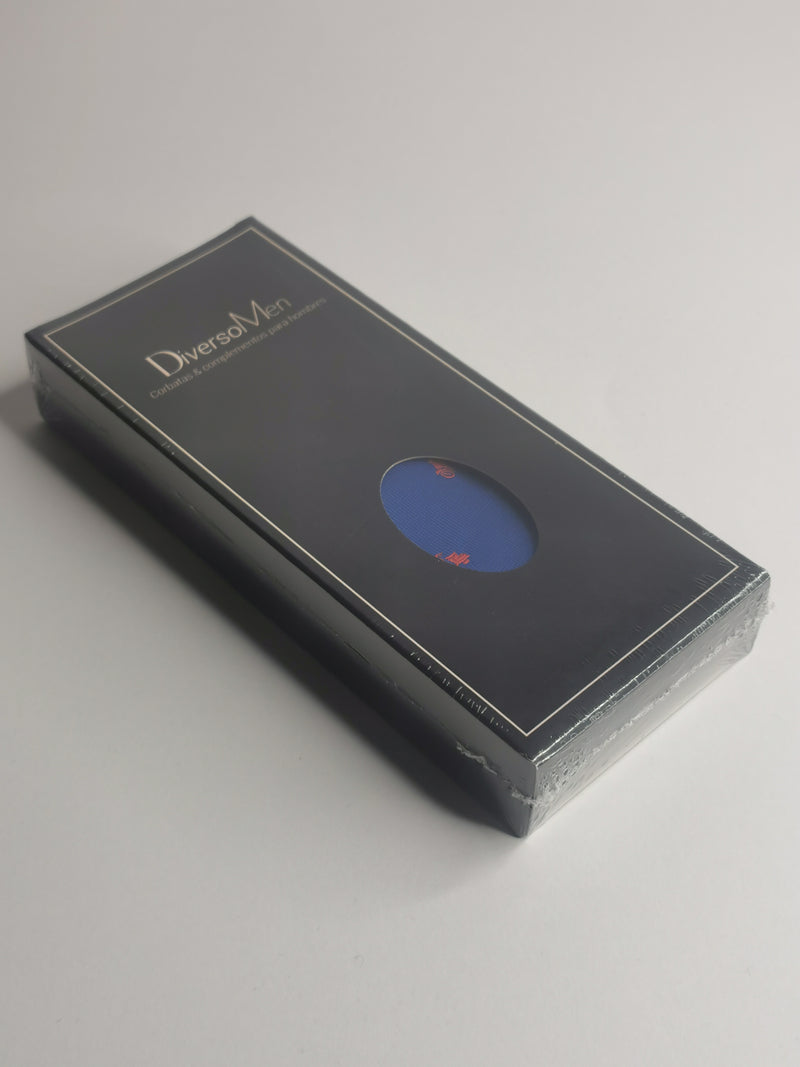 2x1 - Corbata azul con motos vespas rojas - DiversoMen