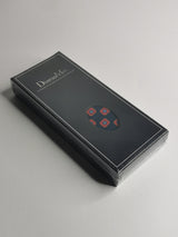 2x1 - Corbata azul marino con flores rojas - DiversoMen