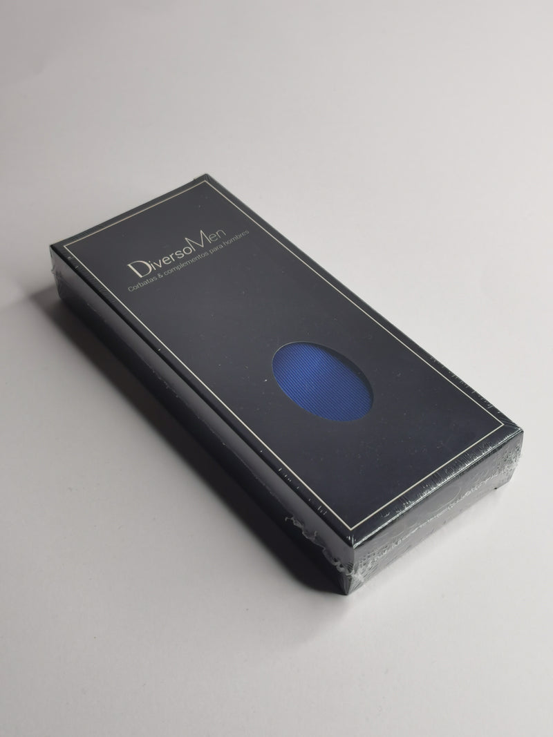 2x1 - Corbata lisa azul - DiversoMen