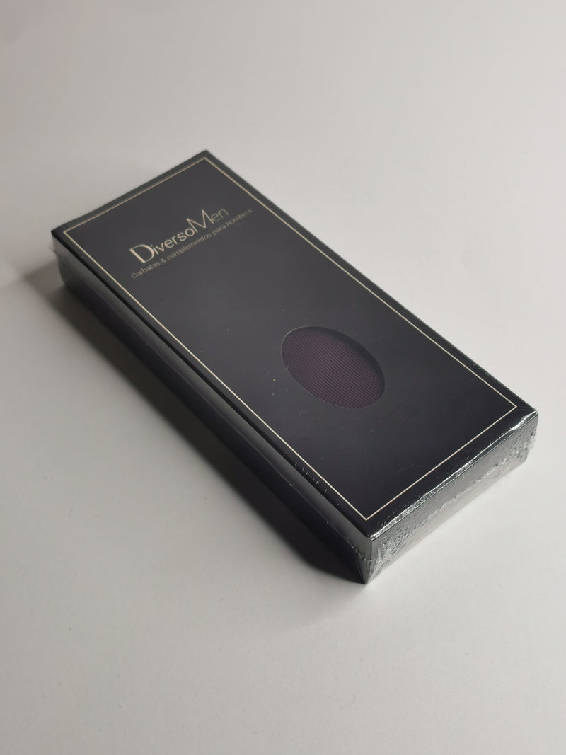 2x1 - Corbata lisa morada - DiversoMen