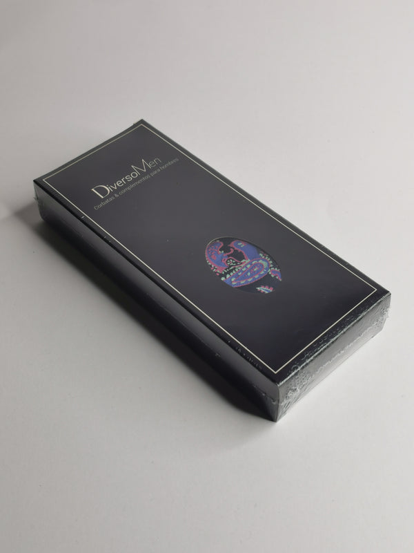 2x1 - Corbata cachemir brillante 'Light' multicolor - DiversoMen