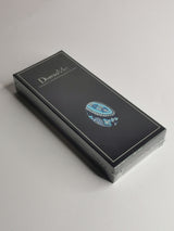 Cravate à imprimé cachemire bleu marine, bleu clair et blanc - DiversoMen