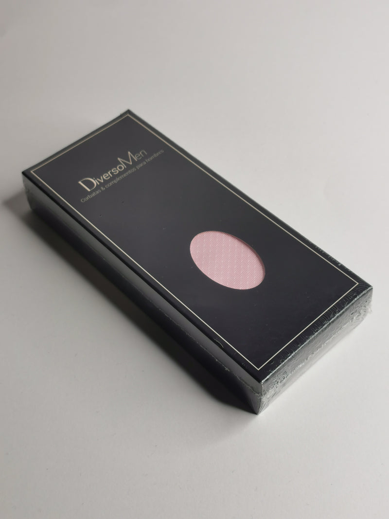 2x1 - Corbata rosa de lunares blancos pequeños - DiversoMen