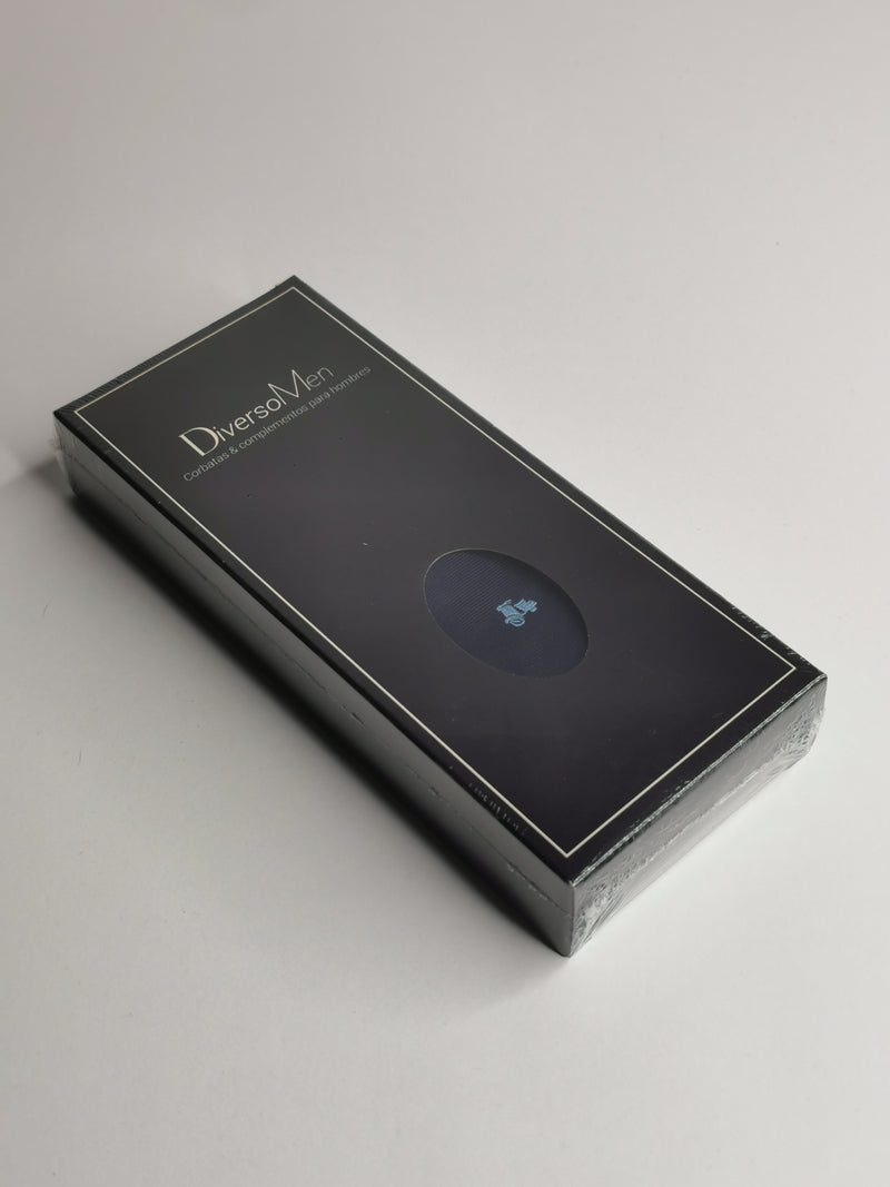 2x1 - Corbata azul marino con motos vespas celestes - DiversoMen