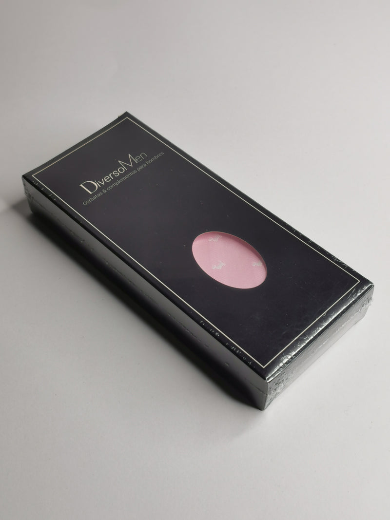 2x1 - Corbata rosa con perritos blancos - DiversoMen