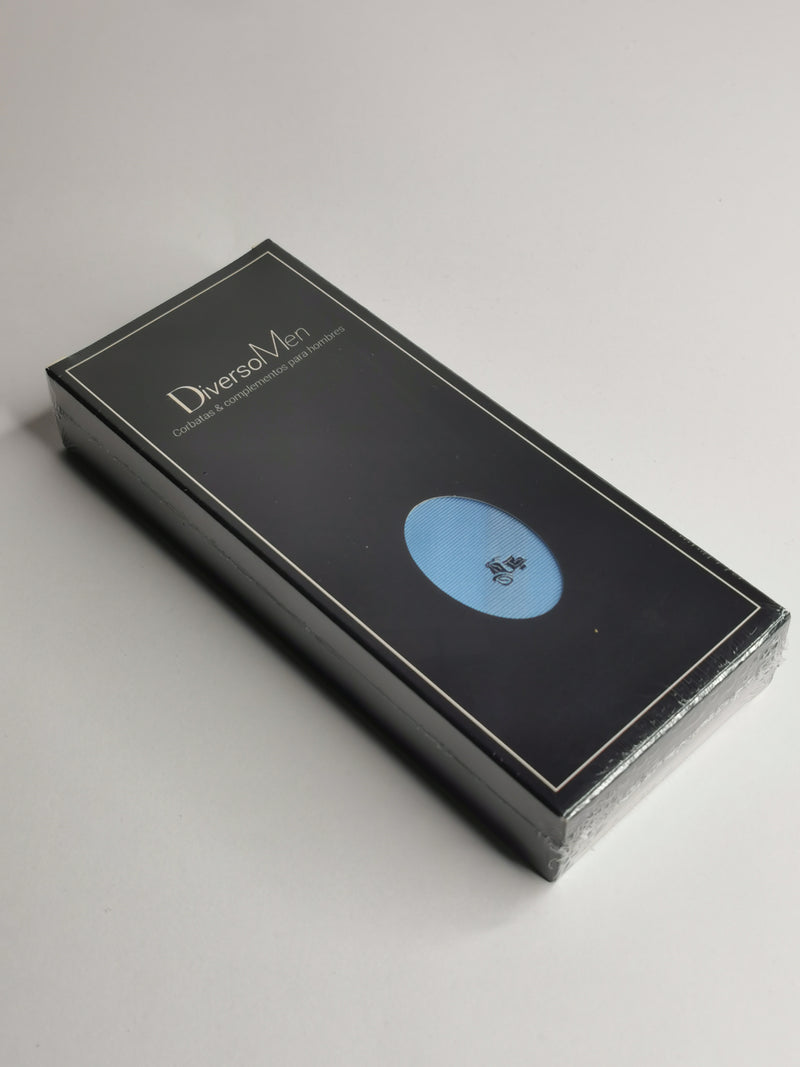 2x1 - Corbata celeste con motos vespas negras - DiversoMen