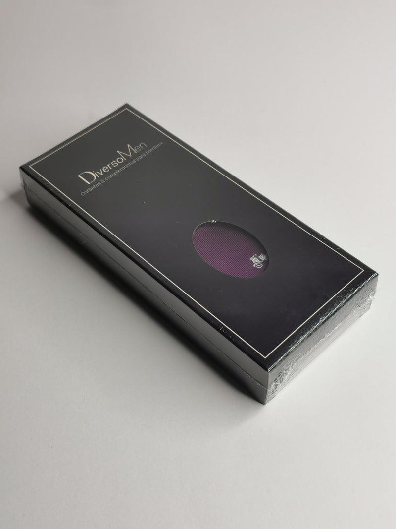 2x1 - Corbata morada con motos vespas blancas - DiversoMen