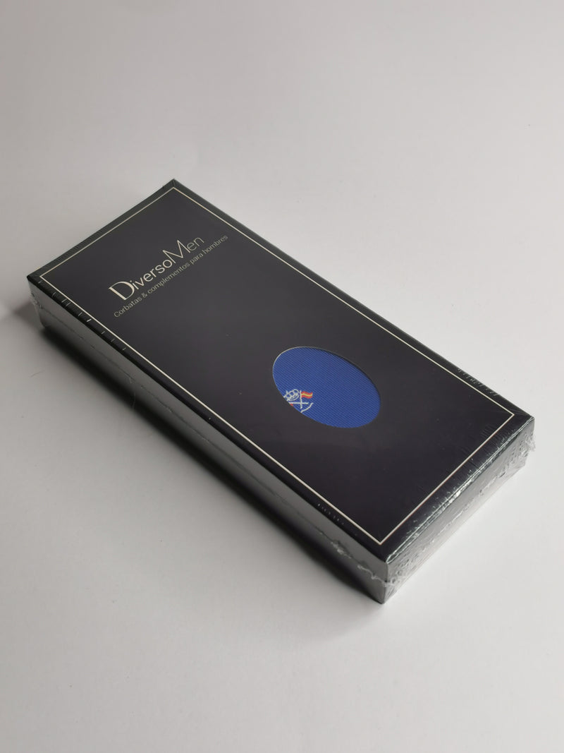 2x1 - Corbata azul con banderas de España - DiversoMen