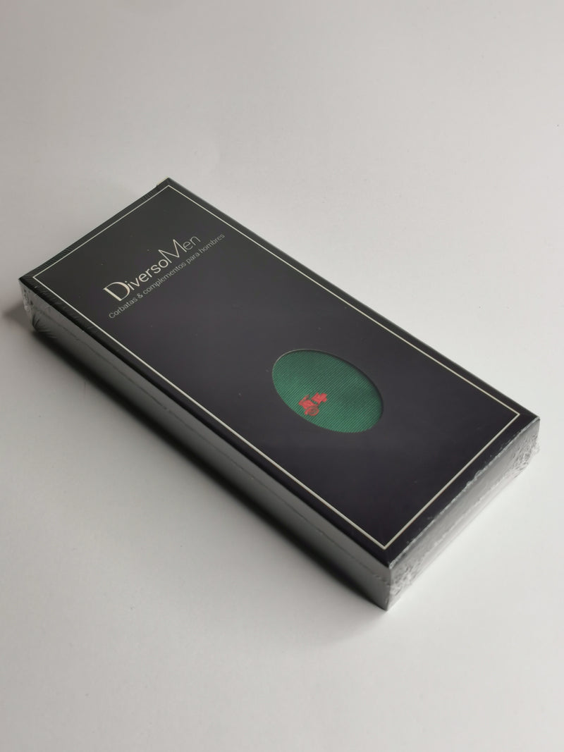 2x1 - Corbata verde con motos vespas rojas - DiversoMen