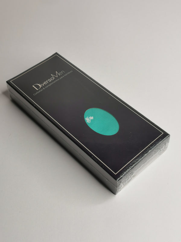 2x1 - Corbata verde agua con motos vespas blancas - DiversoMen