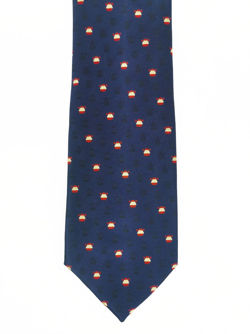 2x1 - Corbata azul marino con capote banderas de España - DiversoMen