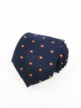 2x1 - Corbata azul marino con capote banderas de España - DiversoMen