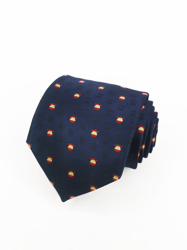 2x1 - Corbata azul marino con capote banderas de España - DiversoMen