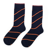 2x1 - Calcetines azul marino con rayas bandera de España - DiversoMen