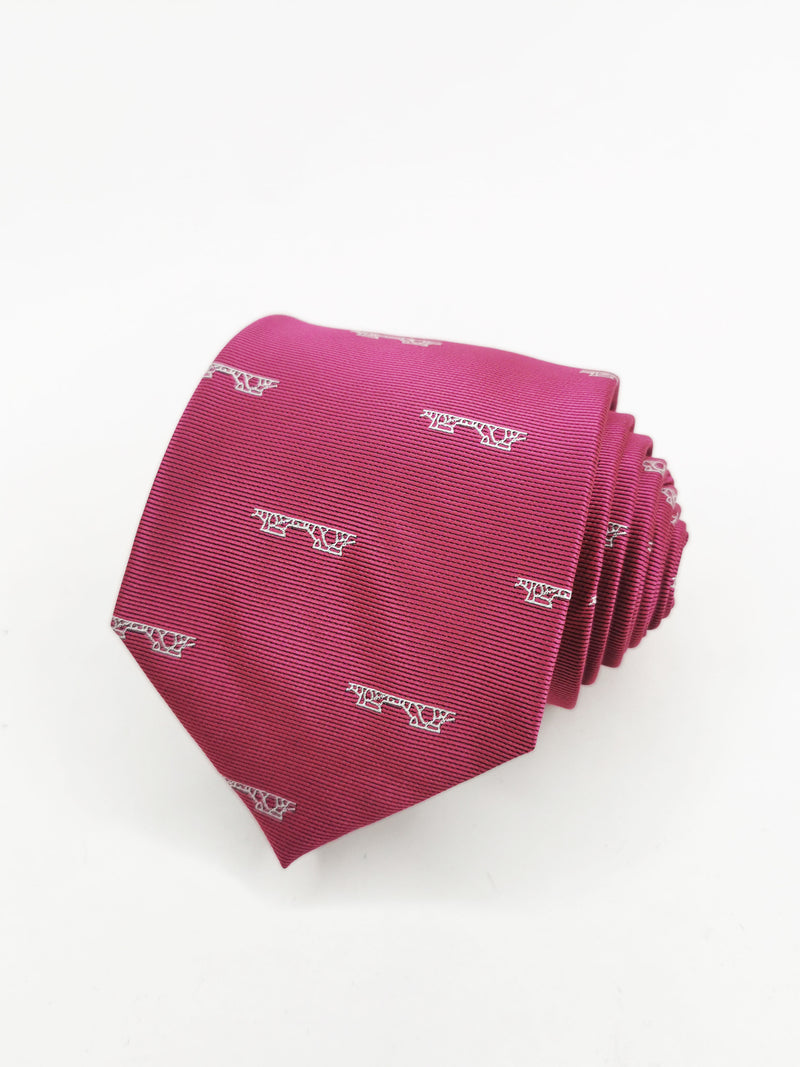 2x1 - Corbata buganvilla puente de Triana blanco - DiversoMen