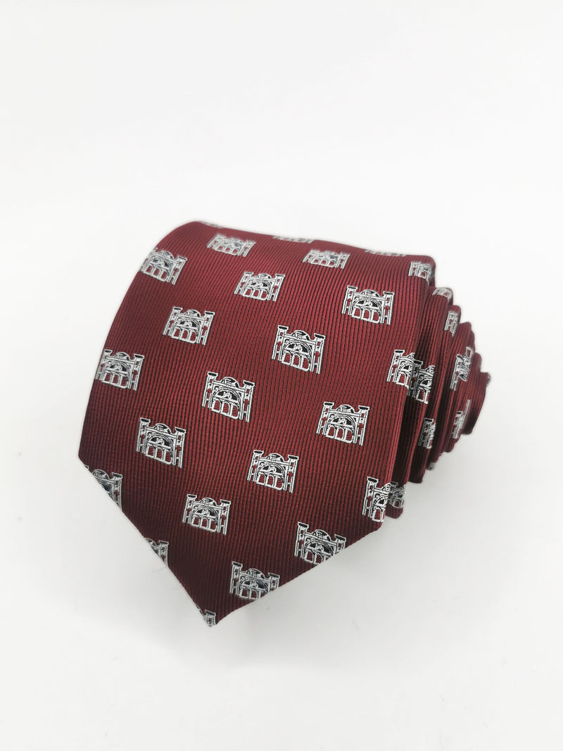 2x1 - Corbata burdeos portada feria blanca - DiversoMen