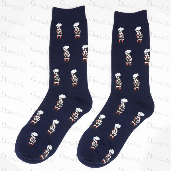 Calcetines azul marino con armaos de la Macarena Calcetines