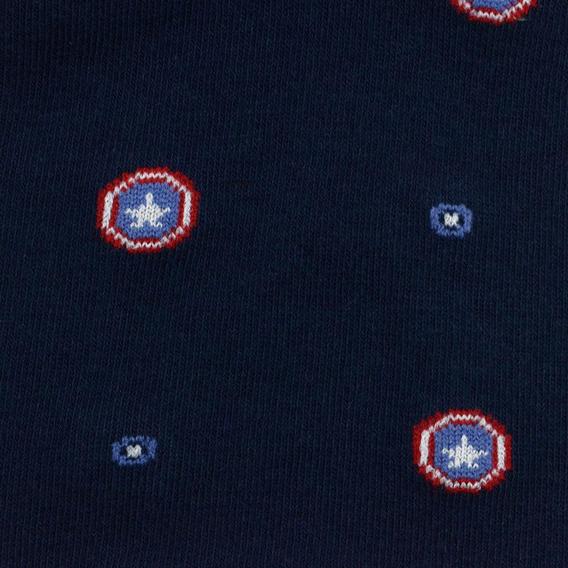 Calcetines azules con escudo - DiversoMen