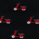 Calcetines negros con vespas rojas - DiversoMen