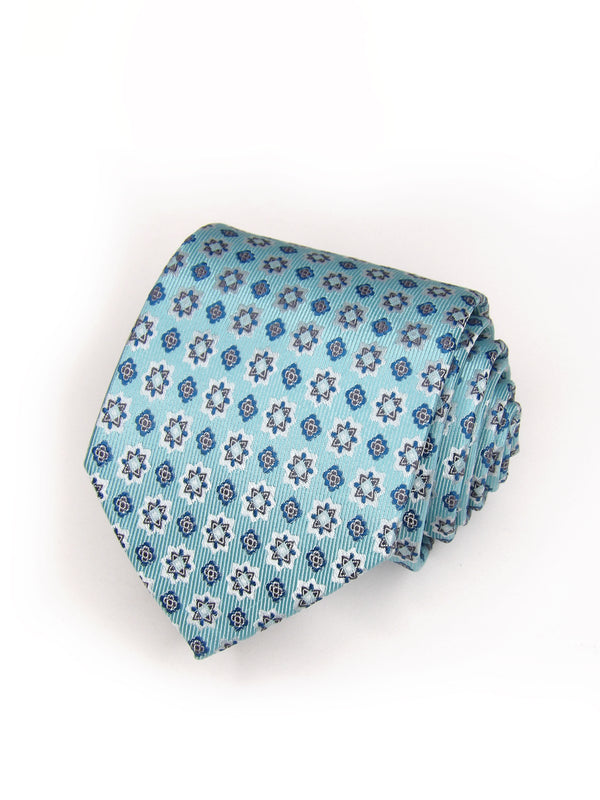 2x1 - Corbata celeste con estrellas y flores - DiversoMen