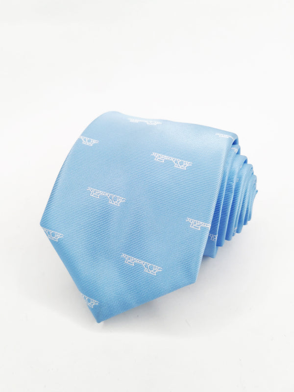 2x1 - Corbata celeste puente de Triana blanco - DiversoMen