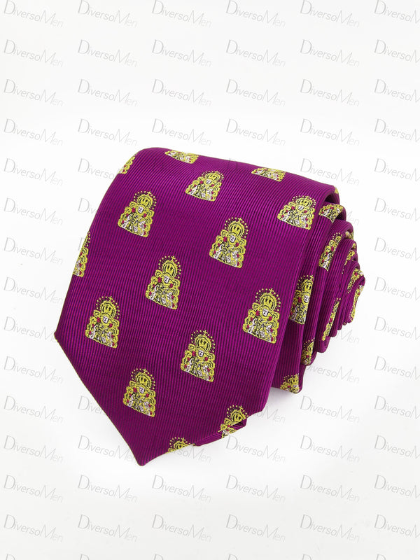 Corbata magenta Virgen del Rocio Corbatas
