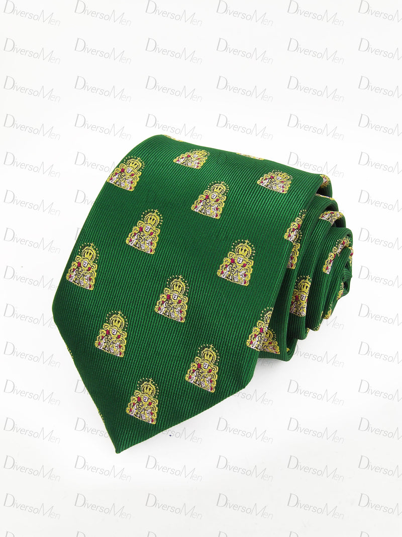 Corbata verde Virgen del Rocio Corbatas