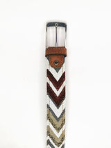 2x1 - Cinturón étnico flecha tonos cálidos ajustable - DiversoMen