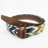 2x1 - Cinturón étnico flecha tonos fríos ajustable - DiversoMen