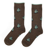 2x1 - Calcetines marrones con vespas verde agua - DiversoMen