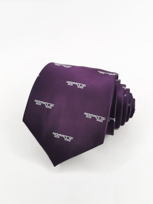 2x1 - Corbata morada puente de Triana blanco - DiversoMen