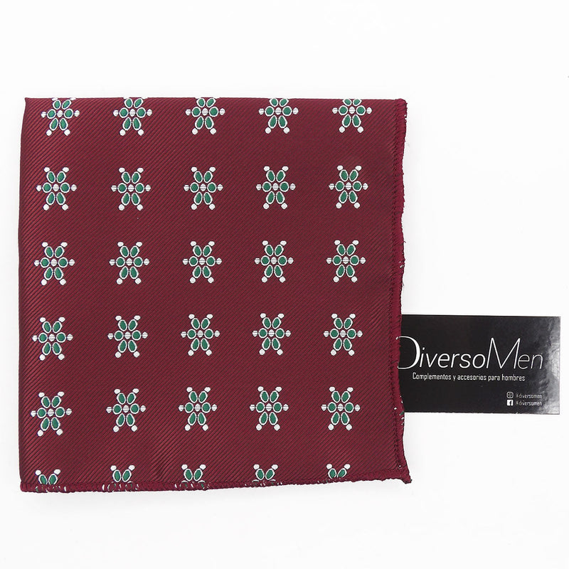 2x1 - Pañuelo burdeos con mariquillas de la Macarena - DiversoMen