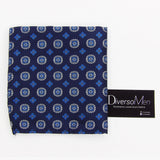 2x1 - Pañuelo azul marino con medallones azules - DiversoMen