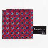 2x1 - Pañuelo rojo con medallones azules - DiversoMen