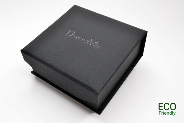 Pulsera ancla dorada vintage de nylon azul - DiversoMen