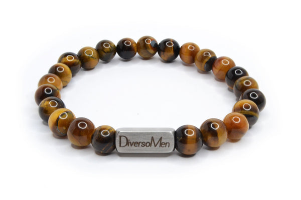 Pulsera básica de Ojo de tigre - DiversoMen