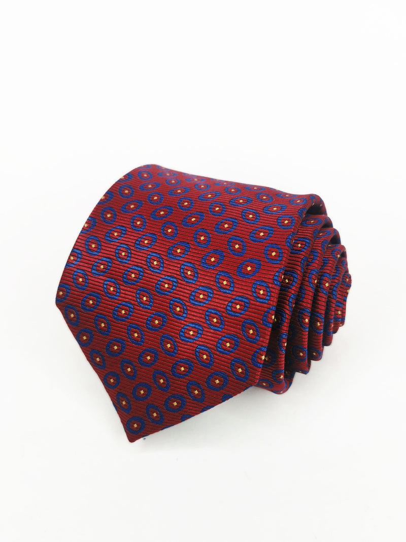 Cravate ovale rouge foncé - DiversoMen