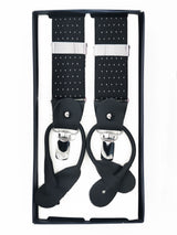 2x1 - Tirantes premium negros lunares clips y botón - DiversoMen